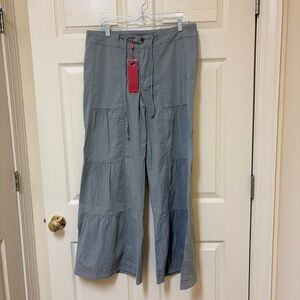 Stylish Women's Wide Leg Gray Pants